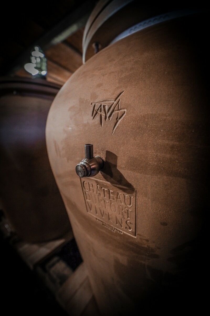 Ageing in amphora for Château Durfort - Tava