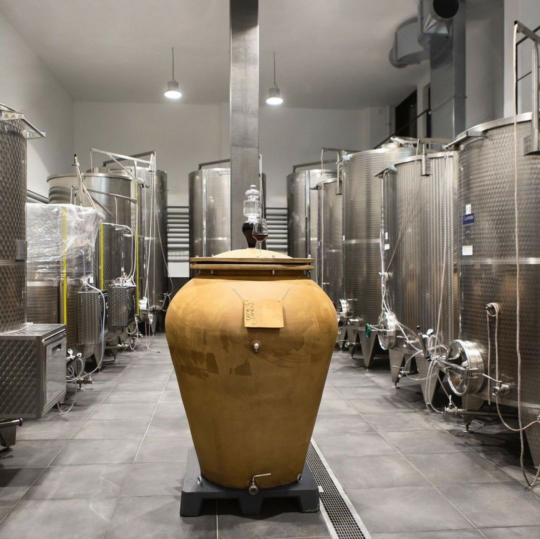 Anfore per la produzione di vino di Rosset - Tava